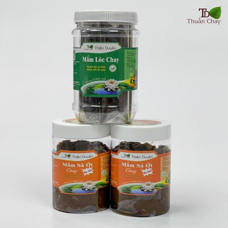 [Thiện Duyên] Combo 3 hủ Mắm Chay ăn liền - Mỗi hủ 300g - Hương vị miền quê làm từ đậu nành thơm ngon Food Chua