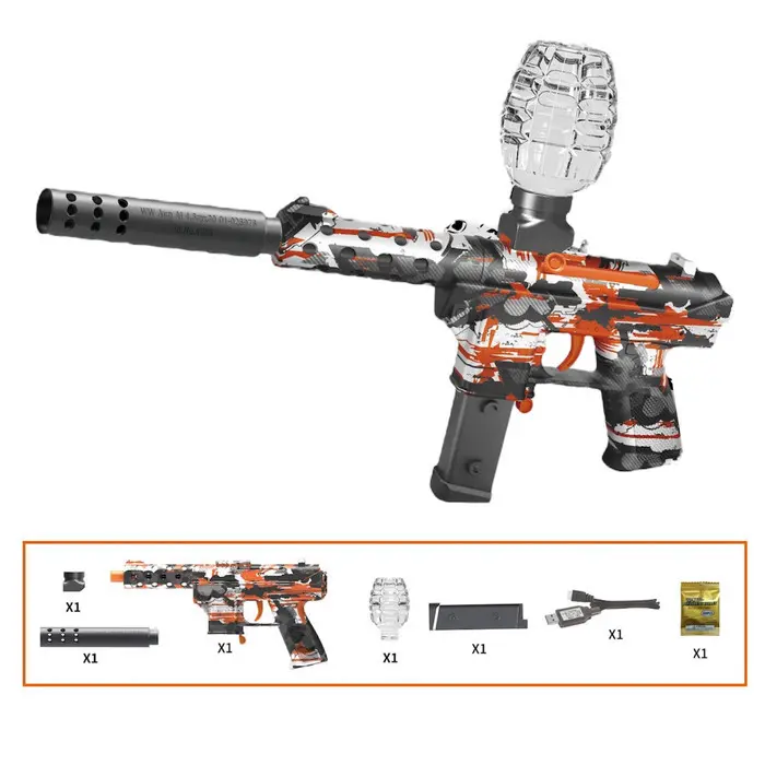 Blaster TEC-9 Electric Toy | Mainan Dorong Anak Laki Laki Bareng Teman | Hadiah Ulang Tahun Anak 4
