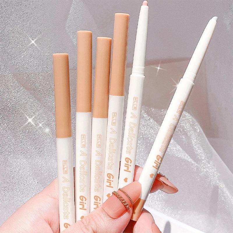 Product Introduction of Long-lasting Pink Lying Silkworm Pen Pearlescent Matte Glitter Brighten Eye Contouring Shiny Smooth Lip Pencil Eyeliner Cosmetics 11