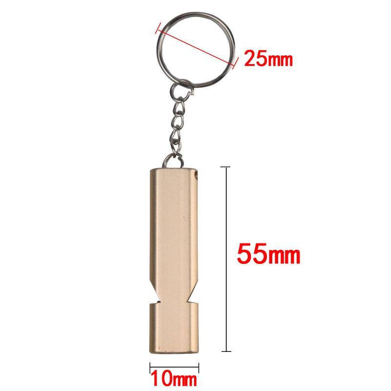 Product Introduction of 1pcs Keychains Outdoor Camping Survival Whistle Frequency Whistle Multifunctional Portable Emergency Whistle Keychains 9