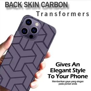 Garskin Carbon Transformer Transparan Anti Gores Backdoor Compatible For Xio Red Mi 15 15C 14C 13X 13C 13 4G 12 4G 5G Mi 14T Pro 14 Pro 14 Ultra Anti Jamur Cover Belakang