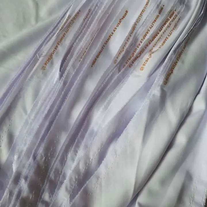 Vải kate silk trắng học sinh, sơ mi nam nữ công sở 5