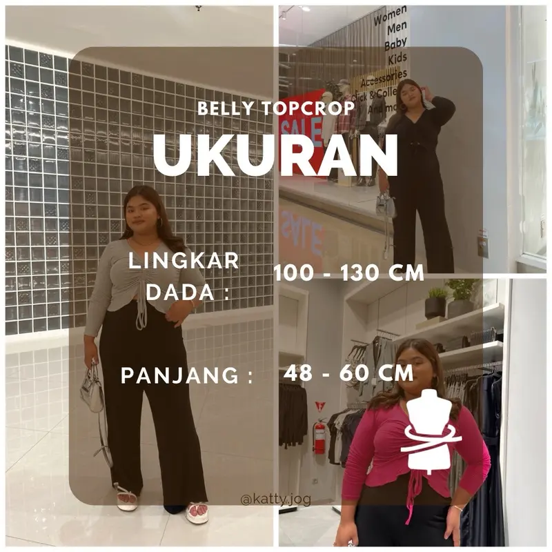 KATTY.JOG - BELLY CROP TOP KNIT BIGSIZE 4