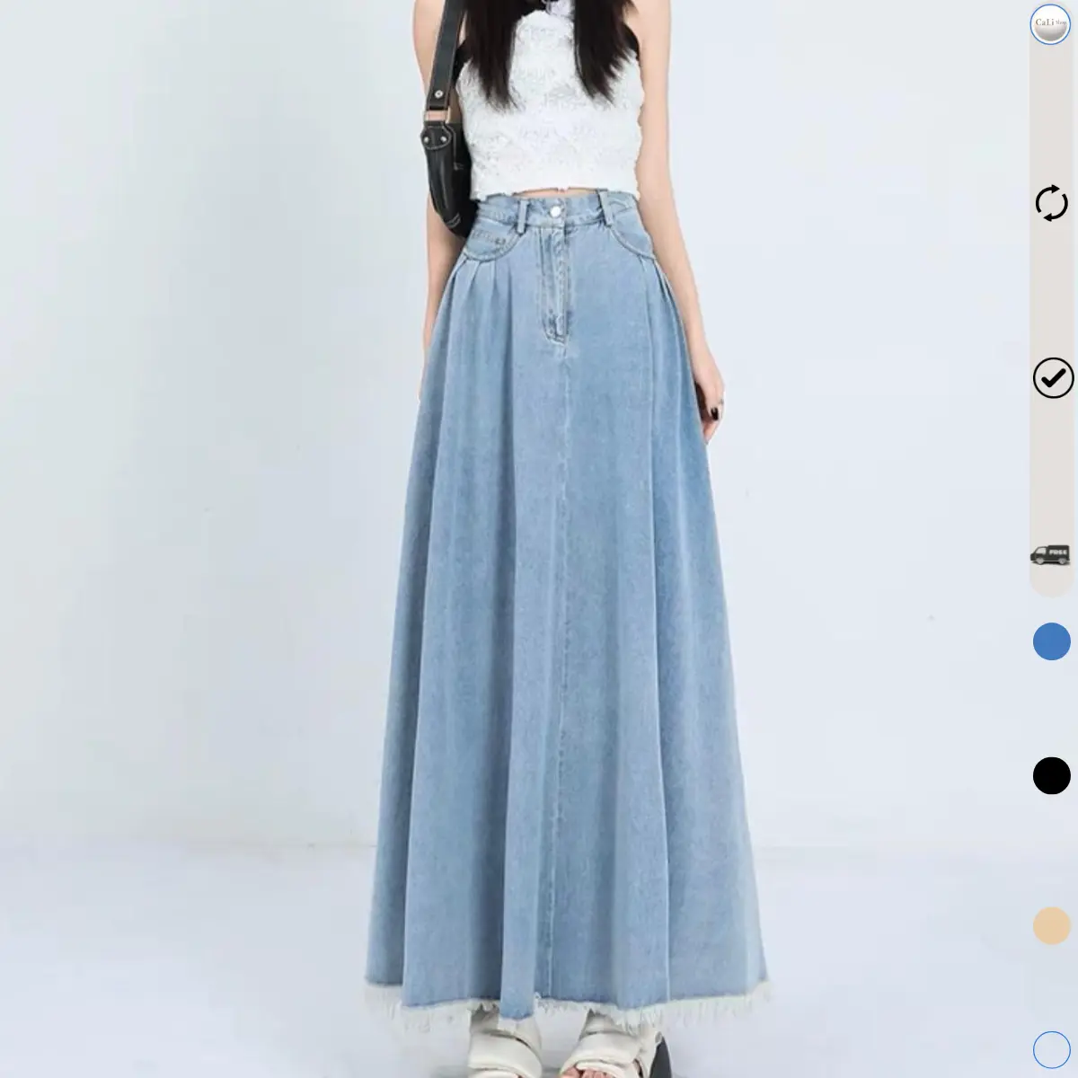 Chân váy Jean xoè cạp khoá chân tua tua siêu xinh | BigBuy360 - bigbuy360.vn Chân váy Jean xoè cạp khoá chân tua tua siêu xinh | BigBuy360 - bigbuy360.vn
