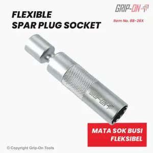 【COD】Kunci Pas Soket Busi Mobil, Alat Reparasi Mobil Magnetik, Alat Penghilang Busi 12 Sudut Dinding Tipis 3/8 ", Soket Drive 14/16Mm / Kunci Pas Lengan Busi Universal 3/8 "Soket Magnetik 12-Point Angle Busi Dinding Tipis Alat Pelepas Busi Mobil 14mm 16mm