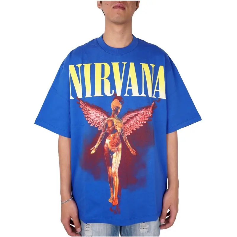 Kaos Oversize Nirvana In utero Biru 3