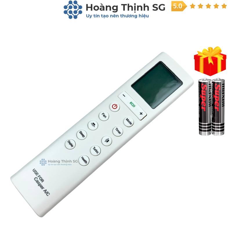 Product Introduction of Điều khiển điều hòa CASPER mã 02, remote máy lạnh CASPER - Tặng kèm pin 16