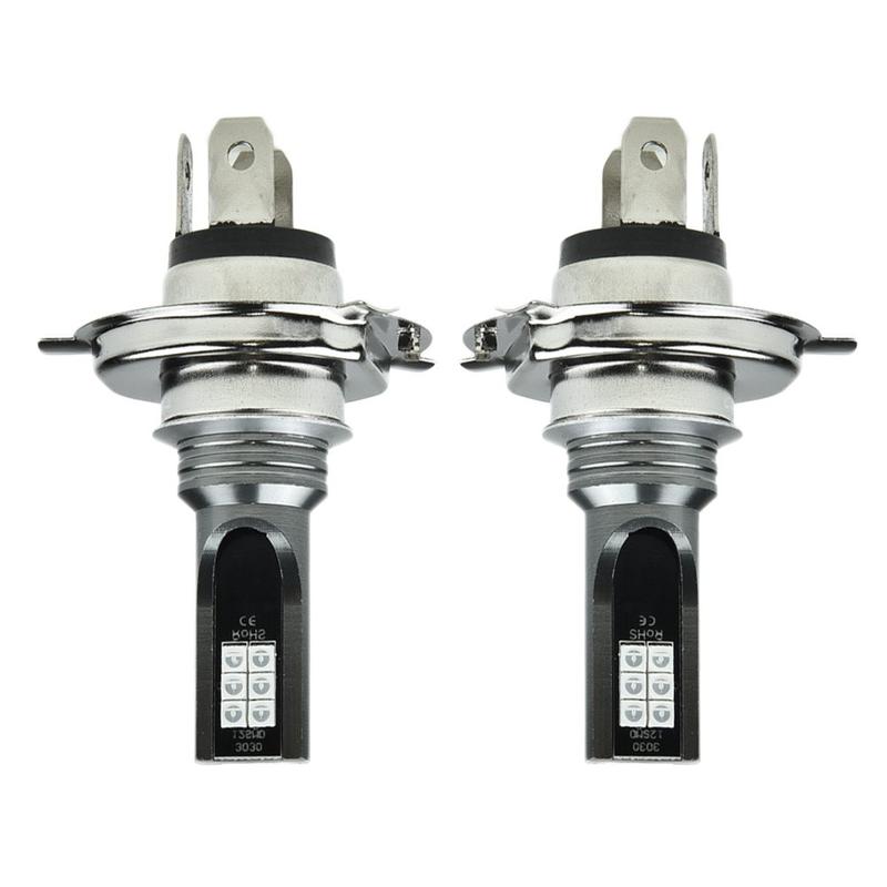2pcs H4 LED Headlights 110W 20000LM FOG Bulb 8000K Blue Driving  for DRL Light 4