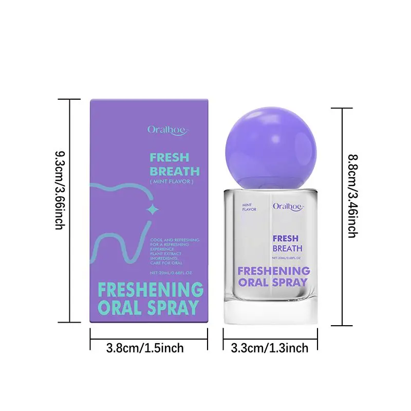 Portable Oral Spray, Freshening Breath Spray, Oral Care Spray for Men & Women, Daily Oral Care Product 1