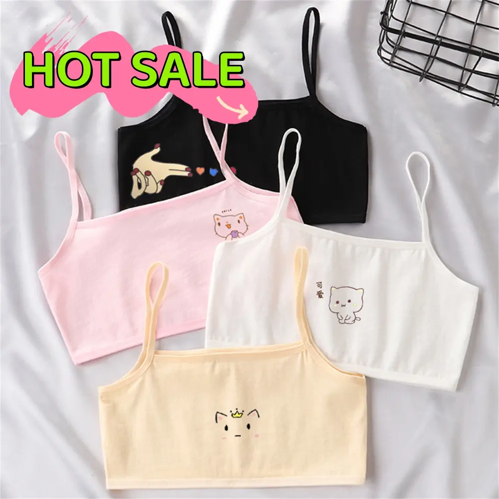 【 Thanh Toán Khi Nhận Hàng & 1 CÁI 】 Áo Ngực Trẻ Em Bé Gái Áo Ngực Thiếu Niên Đồ Lót Trẻ Em Áo Ngực Mỏng Áo Ngực