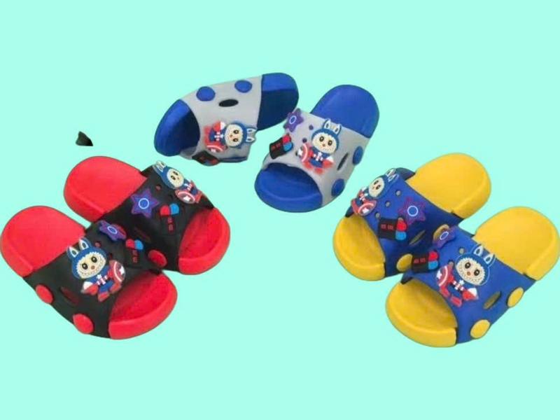  Dép Labubu Siêu Nhẹ Cho Bé Trai Gái Từ 3-6 Tuổi - 3 Màu 