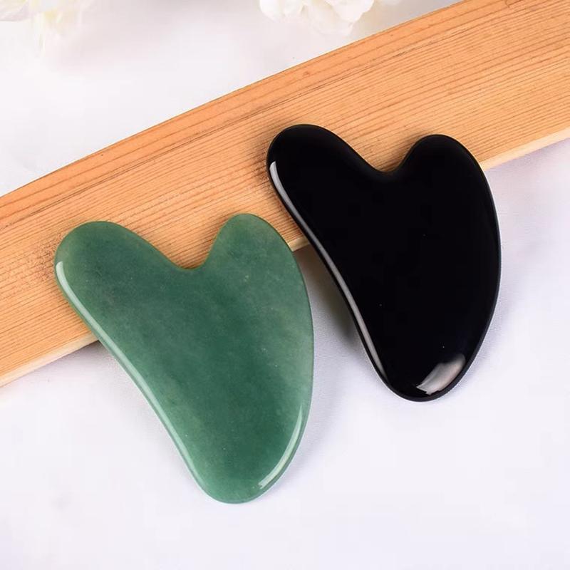Bảng Mát Xa Gua Sha Bằng Đá, 1 Chiếc, Dành Cho Mặt, Đá Thạch Anh Hồng, Tấm Guasha, Dụng Cụ Cạo Máy Massage Mặt, Thích Hợp Cho Mặt, Cổ, Lưng Và Cơ Thể, Hàng Mới Về 4