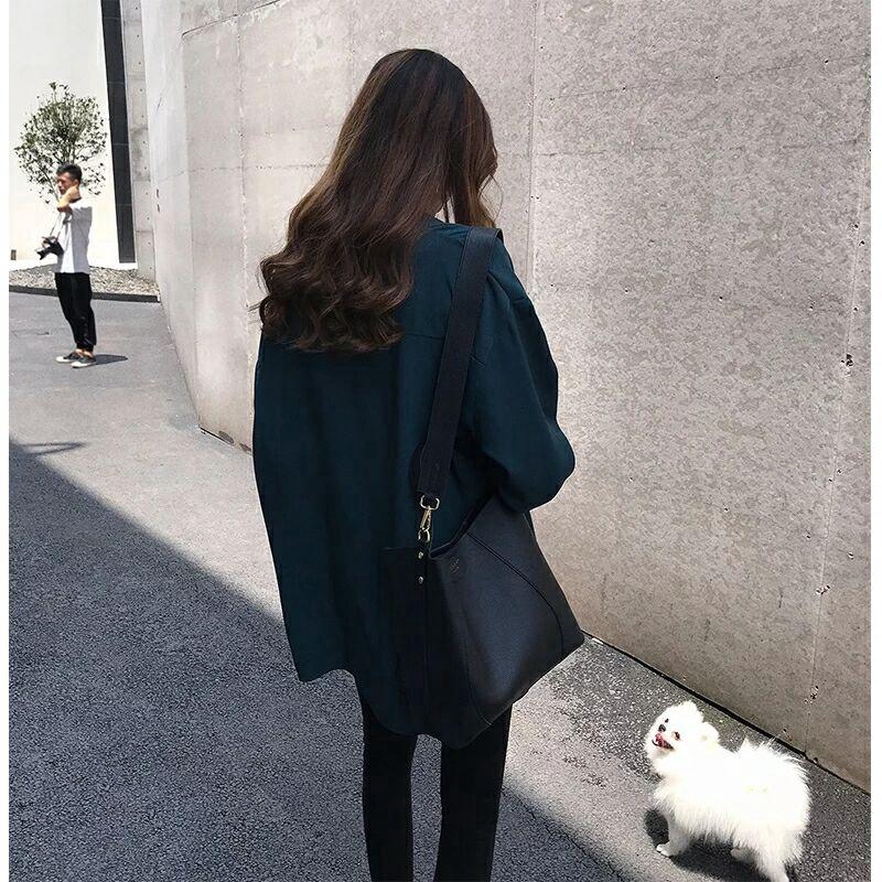 Product Introduction of M-4XL Korean Style Plus Size v-neck shirt for Women casual Long Sleeve loose blouse top Clothing Baggy 13