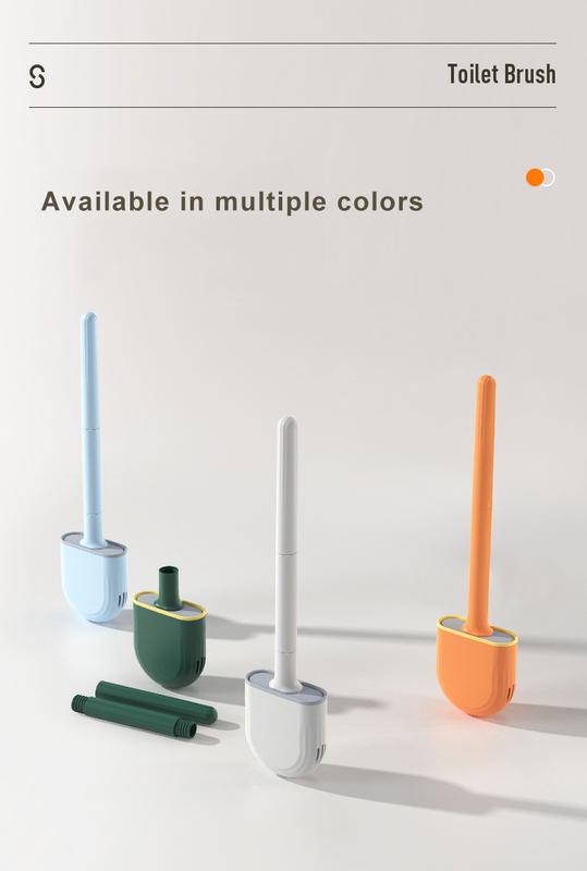 Product Introduction of Bàn Chải Nhà Vệ Sinh Gắn Tường, Bàn Chải Silicon Đầu Phẳng, Chất Tẩy Rửa Nhà Vệ Sinh, Bộ Bàn Chải Làm Sạch Nhà Vệ Sinh, Phòng Tắm 20