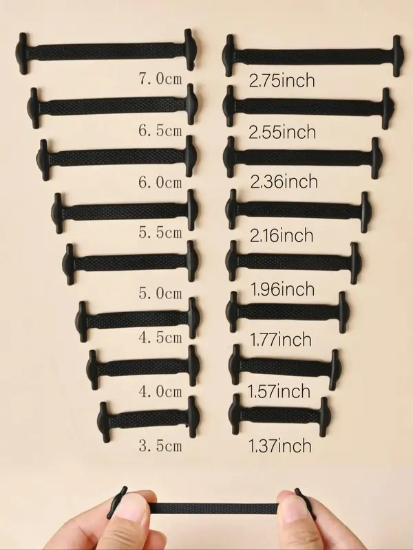 2024 Simple Silicone No Tie Shoe Laces, Casual Matching Minimalist Shoes Shoelaces, Stretch Shoelaces for Trainers, Sneakers, Sports Shoes, Combat Boots 1