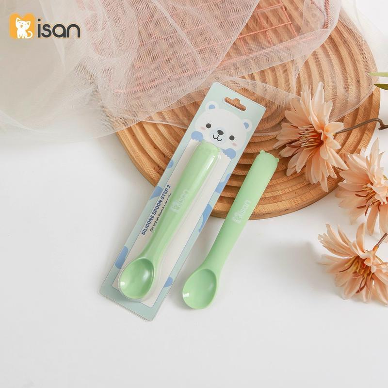 Thìa ăn dặm silicon Misan 2 giai đoạn cho bé ăn dặm từ 3 tháng đến 2 tuổi