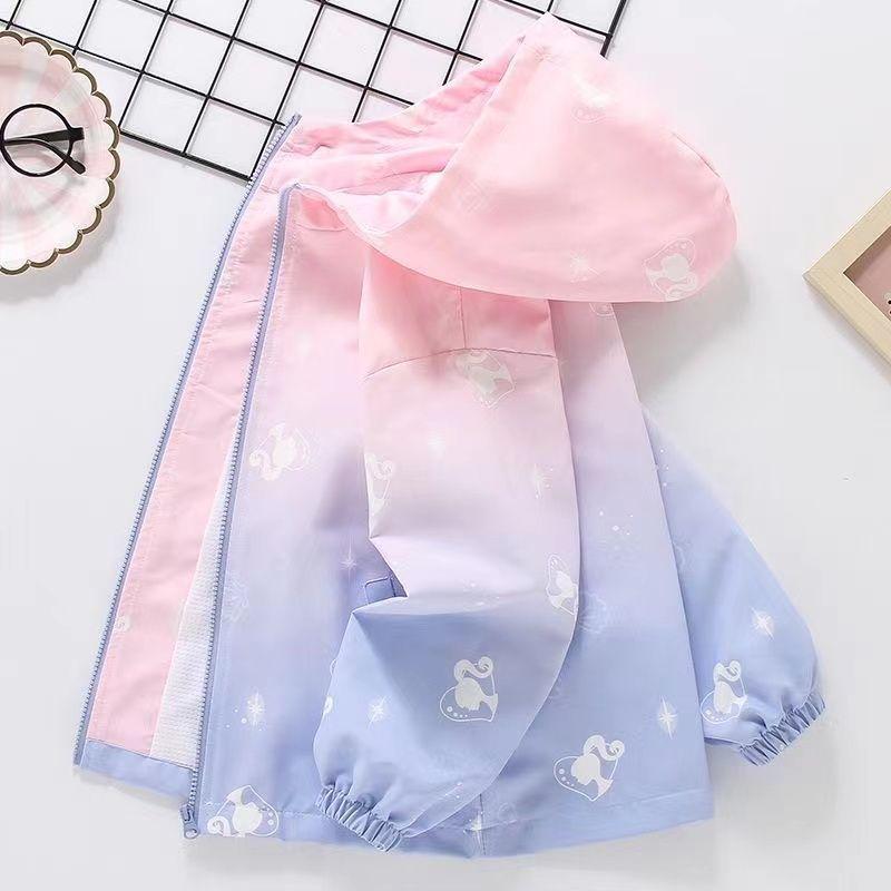 Áo Khoác Bé Gái, Áo Khoác Gió, Cho Trẻ Em, Phong Cách Phương Tây, Trẻ Em Trung Bình Và Lớn, Thời Trang, Quần Áo Mùa Thu, Thích Hợp Cho Mùa Xuân Và Mùa Thu, 2024 2