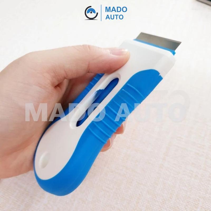 MADO AUTO Dao Cạo Đẩy Keo Vệ Sinh Kính, Cạo Keo Cũ Film Cách Nhiệt Kính Xe Ô Tô 4