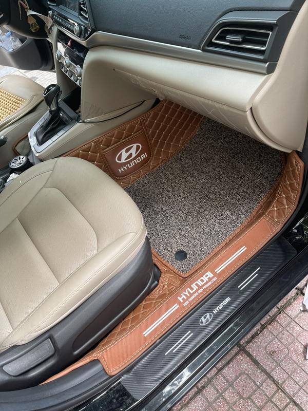 Huyndai Elantra Thảm 6D Full viền bậc cửa inlgo hãng xe 2