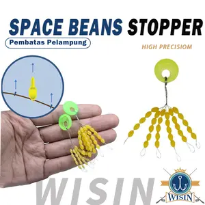 WISIN - Stopper Batang Float Orca Pancing Warna Kuning Alat Pancing Ukuran SS/S/M/L/XL
