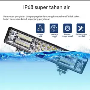 60LED 120W 12V-60V SLRG LED Light Bar Spot Banjir Led Bar untuk Mobil SUV Off Road Lampu Kerja