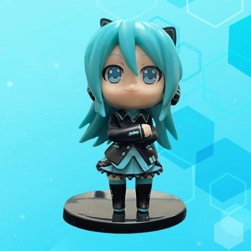 Product Introduction of Mô Hình Nhân Vật Hatsune Tương Lai, Hàng Mới Về, 6 Mũ Nhỏ Quà Tặng Hàng Hóa Anime, Bộ Dụng Cụ Nhà Để Xe Ô Tô, Đồ Trang Trí Mô Hình, Bộ Sưu Tập 1417 Người 19