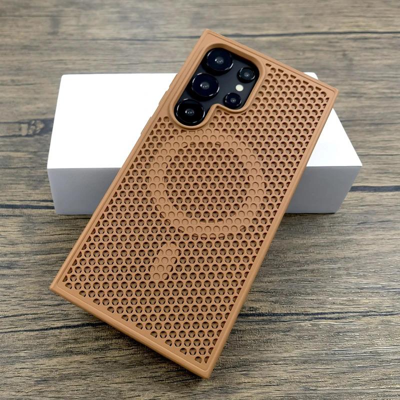 Product Introduction of Luxury Dissipate Heat Plastic Case For Samsung Galaxy S25 S24 S23 S22 Ultra Plus S 24 23 22 S24Ultra For Magsafe Charge Cover 8