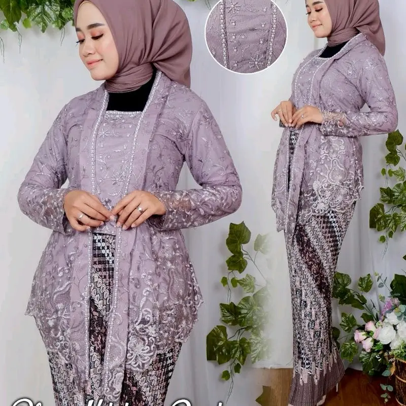 Rohmah Kebaya - Setelan Kebaya Kutubaru Payet / Kebaya Tulle Payet / Kebaya Wisuda / Kebaya Tunangan 8