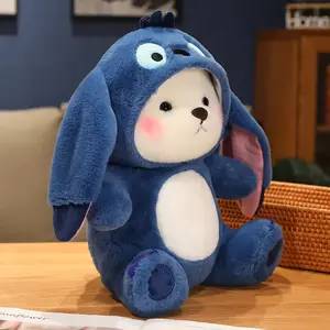 Teddy Tales Bear Cosplay 30 cm Lucu  Boneka Mainan Dekorasi Rumah Anak Hadiah / Boneka Teddy Bear / Boneka DINOSAURUS / BONEKA STITCH BERLEBEL SNI Buah Dolls Buah Dolls Toys