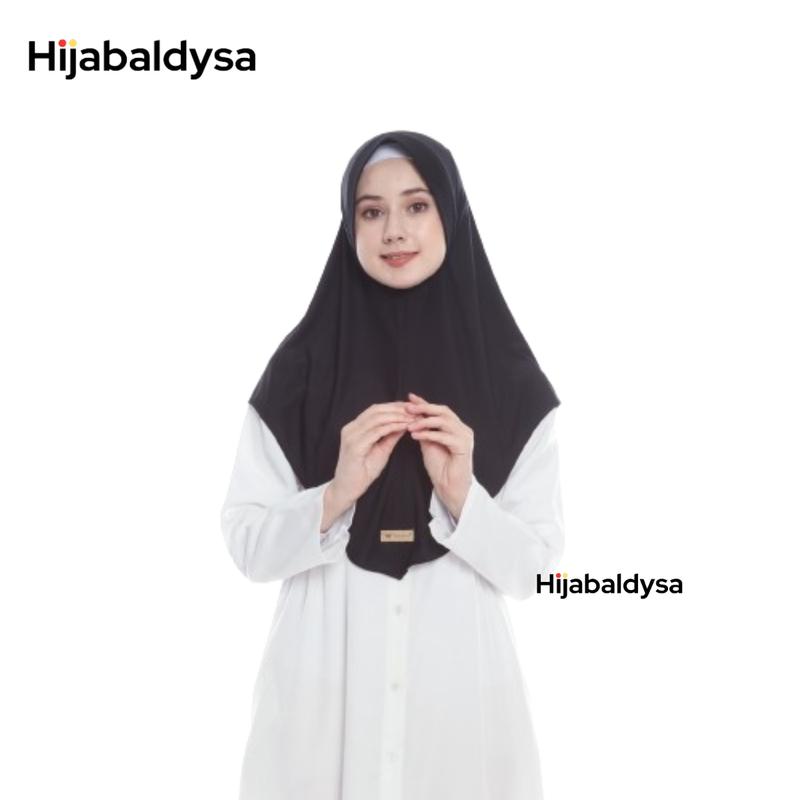 Hijab Instan Bergo ALEESHA Santai Sore Hari Bisnis Nyaman Lembut Muslim Kerudung Empat Segi Panjang Segitiga 4
