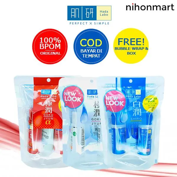 Hada Labo Starter Pack Pack Perawatan Wajah