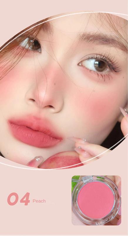 Product Introduction of Korea Monochrome Blush Peach Rose Pink Cheek Tint Powder Natural Lating Matte Face Makeup Red Contour Shadow Palette Cosmetics 20