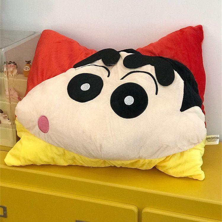 Gối Anime Shin-chan Bút Chì Màu Dễ Thương, Gối Cặp Đôi, Đệm Đầu Giường Tại Nhà, Đồ Chơi Nhồi Bông Thích Hợp Cho Học Sinh, Năm 2025 6