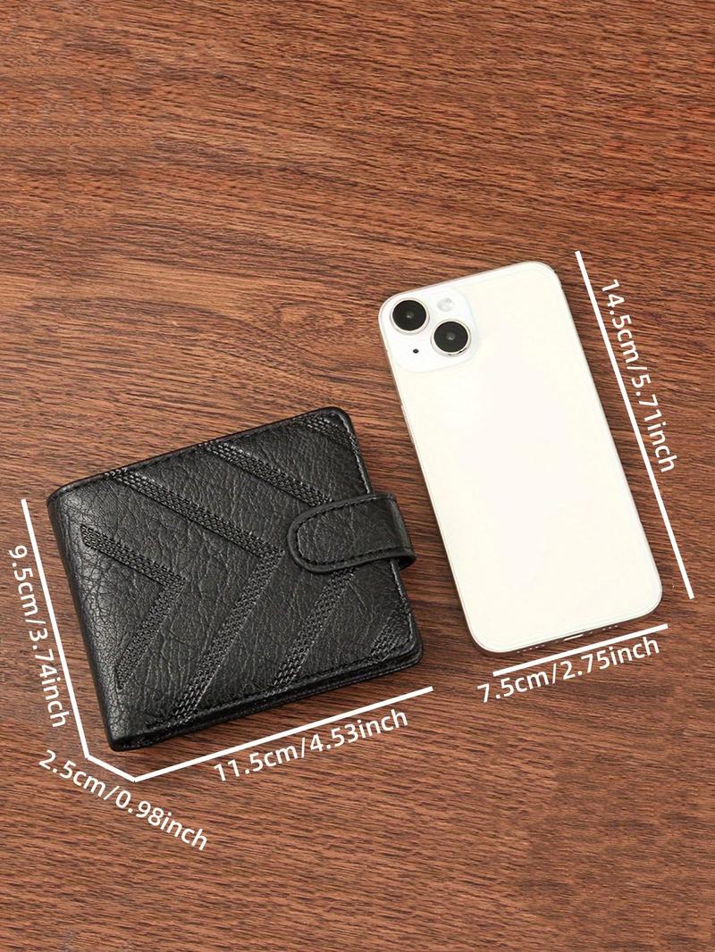 Product Introduction of Men's Business Fashion Minimalist Wallet, Multi Card Slot Card Holder, Casual Trendy Versatile High-quality Daily Wallet for Men 1