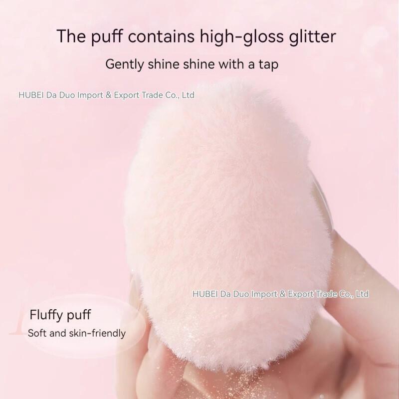 Product Introduction of Glitter Body Highlighting Bridal Wedding Loose Powder Ball Clavicle Sparkg Spray to Brighten Face Puff 10