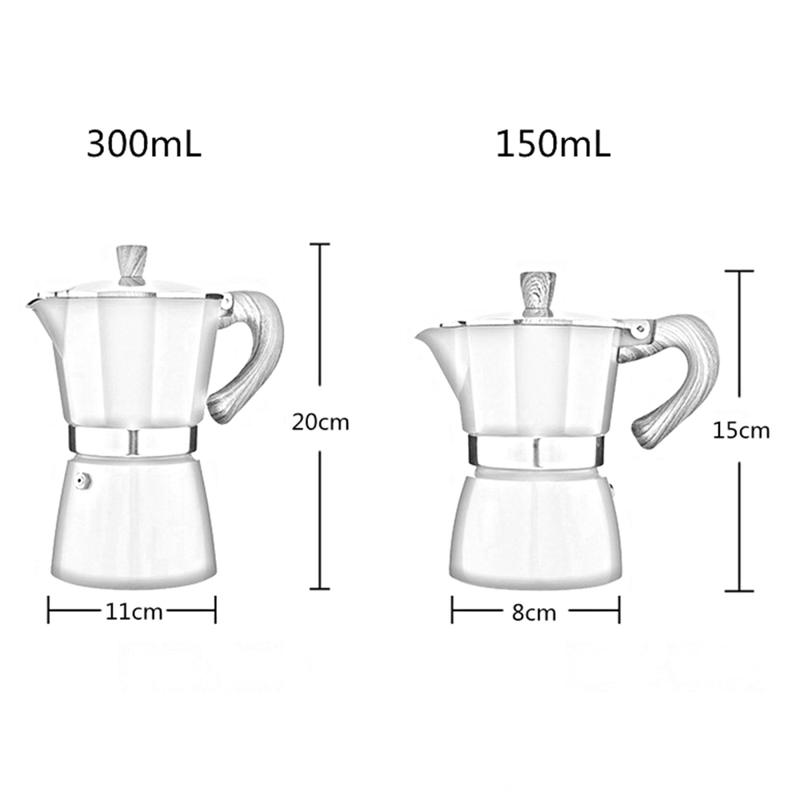 Product Introduction of Aluminum Italian Moka Pot Espresso Maker Stovetop Espresso Maker Classic Italian Style Moka Pot Makes Delicious Coffee 0