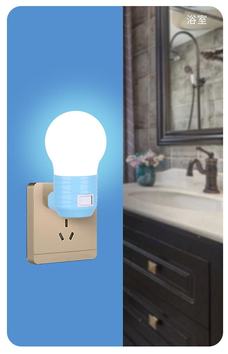 Product Introduction of Bóng Đèn LED Tiết Kiệm Năng Lượng, Hàng Mới Về Năm 2025, Đèn Đầu Giường Đèn Tường, Cắm Ổ Cắm, Thích Hợp Cho Phòng Ngủ, Có Công Tắc, Chiếu Sáng Siêu Sáng, Cắm Trực Tiếp, Đèn Ngủ 7