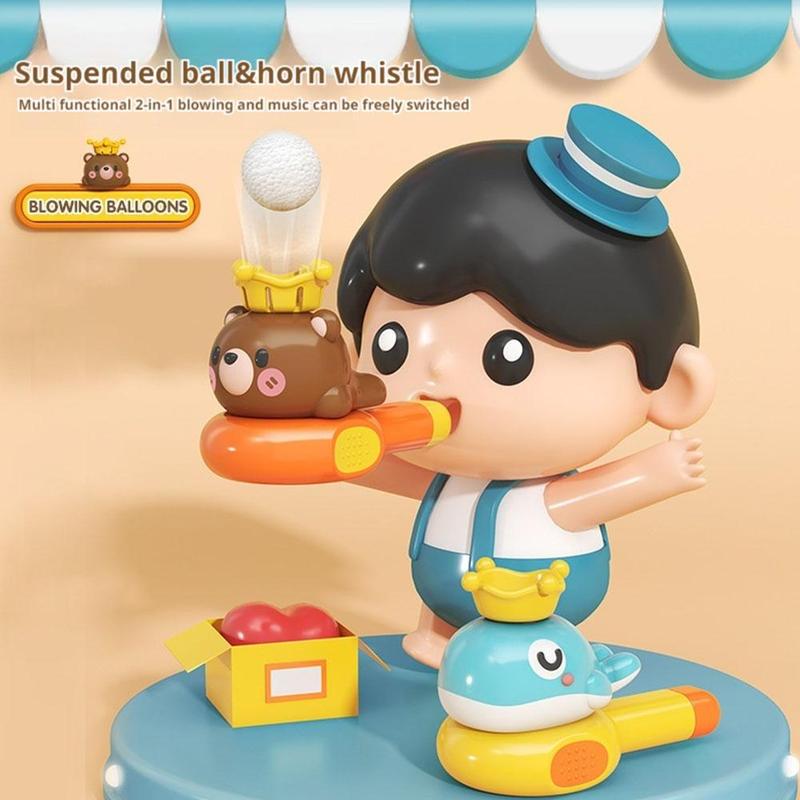 Suspended Ball Game Blowing Ball Exercise Oral Muscle Breath Baby Trumpet Whistle Children's Toys Wholesale 1