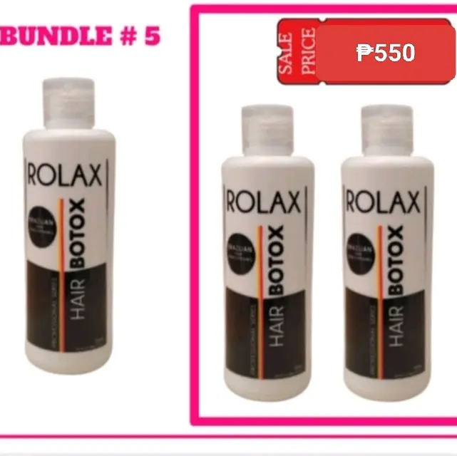 ROLAX HAIR BOTOX 100ML*3PCS UP TO 80%STRAIGHTENING EFFECT - TikTok Shop ...