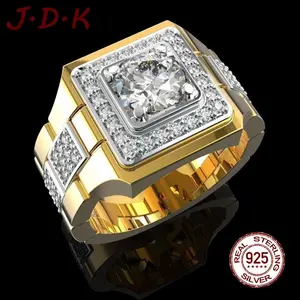 JDK Cincin Pria Baru Emas Rings Perak