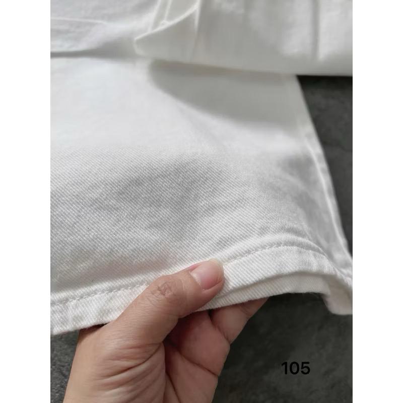 Product Introduction of Quần suông kaki + jean bigsize nữ  dáng suông rộng dành cho chubby đùi to vải kaki mềm mại đứng dáng   Women 37