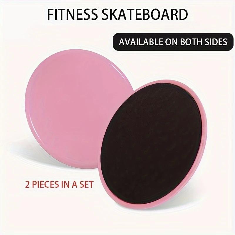 Gliding Discs, 2 Counts Sliding Fitness Disc, Exercise Sliding Plate, Abdominal Muscle Training Disc, Yoga Sliding Disc, Fitness Equipment for Home Gym 6