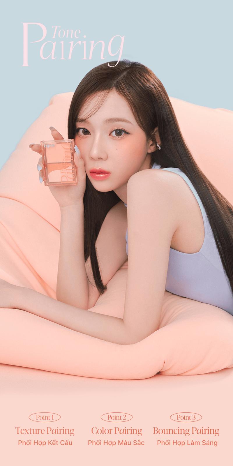 Product Introduction of Bảng Phấn Má 3D Espoir Tone Pairing Cheek 9.6gr 1