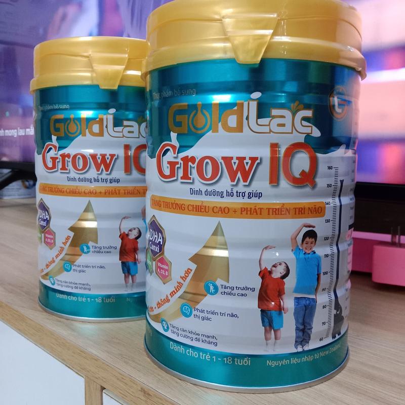 Sữa bột phát triển chiều cao - trí não Goldlac Grow IQ lon 900g 8