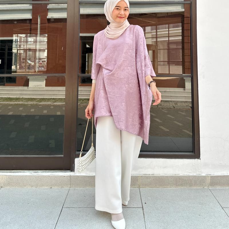 SILMI KAFTAN - KAFTAN PREMIUM WANITA - TUNIK KAFTAN - KAFTAN HITAM - KAFTAN PUTIH -TUNIK LEBARAN - OUTFIT LEBARAN 2025 - BAJU LEBARAN 2025 4