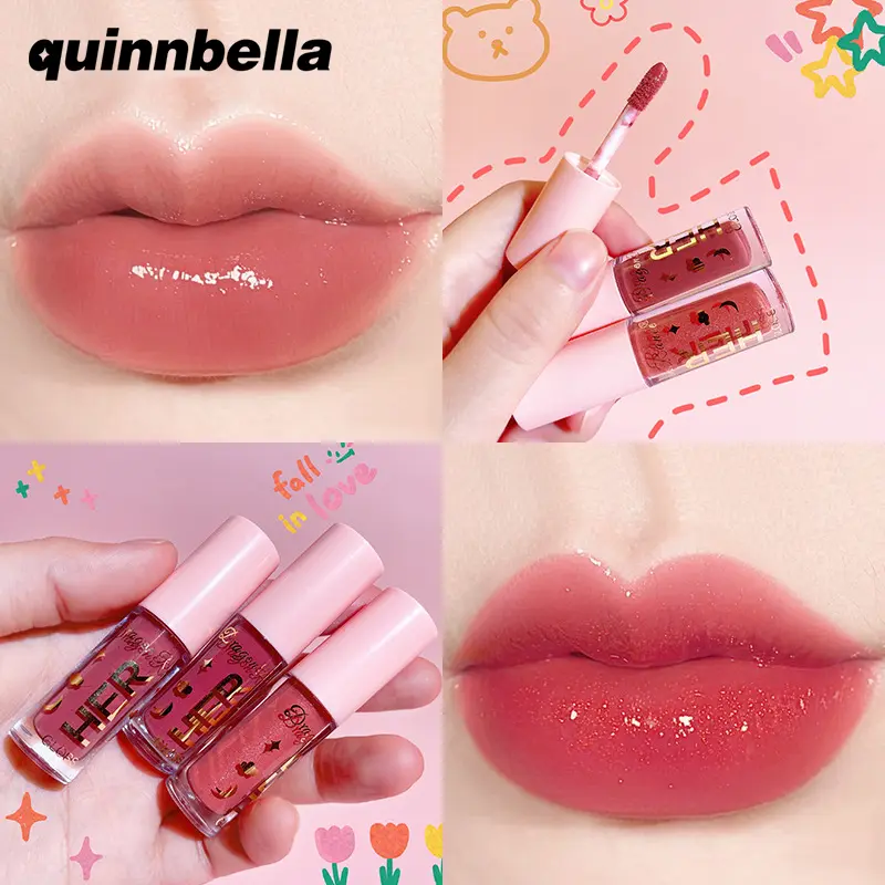 Pewarna Bibir, Tahan Lama, Kalis Air, Pengilat Bibir Gebu, Sentuhan Lembut, Gincu Cecair, Solekan Bibir