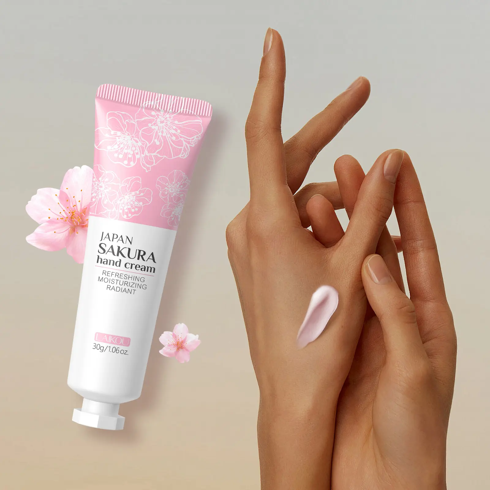 Sakura Hand Cream 30g Hydrating Moisturizing Hand Care Hand Cream