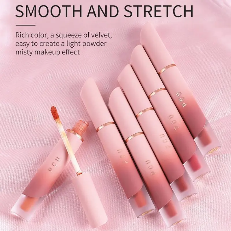 lip glaze velvet matte matte white lip mud lipstick female student new color series