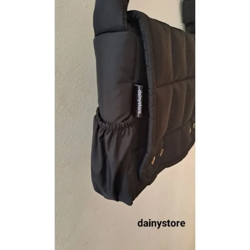 túi đeo chéo chần bông cúc bấm tăng giảm dainystore cao cấp 8
