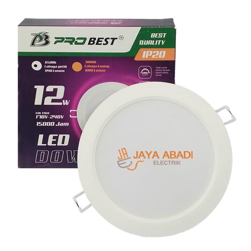 Lampu Downlight Led Inbow Probest 12W 12Watt putih 4,5inch superbright ...